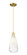 Arcadia One Light Mini Pendant in Satin Gold (405|7161PSGG4806OP)