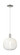 Arcadia One Light Mini Pendant in Polished Nickel (405|7161PPNG48110OP)