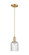Arcadia One Light Mini Pendant in Champagne Bronze (405|7161PCBG5595SDY)