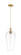 Arcadia One Light Mini Pendant in Champagne Bronze (405|7161PCBG4568CL)