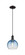Arcadia One Light Mini Pendant in Matte Black (405|7161PBKG4838SB)