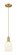 Arcadia One Light Mini Pendant in Brushed Brass (405|7161PBBG5595GWH)