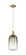Arcadia One Light Mini Pendant in Brushed Brass (405|7161PBBG4827SL)
