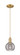 Arcadia One Light Mini Pendant in Brushed Brass (405|7161PBBG12136SM)