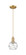 Arcadia One Light Mini Pendant in Brushed Brass (405|7161PBBG12136CL)