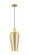 Arcadia One Light Mini Pendant in Antique Brass (405|7161PABG4568ME)