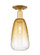 Arcadia One Light Semi-Flush Mount in Satin Gold (405|7161CSGG4806AM)
