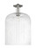Arcadia One Light Semi-Flush Mount in Polished Nickel (405|7161CPNG55912CL)