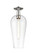 Arcadia One Light Semi-Flush Mount in Polished Nickel (405|7161CPNG4568CL)