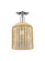 Arcadia One Light Semi-Flush Mount in Polished Chrome (405|7161CPCG5598ME)