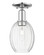 Arcadia One Light Semi-Flush Mount in Polished Chrome (405|7161CPCG4596CL)