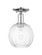 Arcadia One Light Semi-Flush Mount in Polished Chrome (405|7161CPCG4587CL)