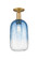 Arcadia One Light Semi-Flush Mount in Brushed Brass (405|7161CBBG4827SB)