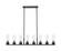 Downtown Urban Eight Light Linear Pendant in Matte Black (405|6178IBKG6178DE)