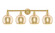 Edison Four Light Bath Vanity in Satin Gold (405|6164WSGG1288)