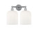Edison Two Light Bath Vanity in Polished Chrome (405|6162WPCG5598GWH)
