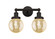 Edison Two Light Bath Vanity in Oil Rubbed Bronze (405|6162WOBG2086)
