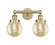 Edison Two Light Bath Vanity in Brushed Brass (405|6162WBBG2086)