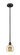 Edison One Light Mini Pendant in Matte Black (405|6161SBKG1286)
