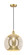 Edison One Light Pendant in Satin Gold (405|6161PSGG12814)
