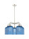Ballston Five Light Chandelier in Polished Nickel (405|5165CRPNG5598BL)