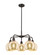 Ballston Five Light Chandelier in Oil Rubbed Bronze (405|5165CROBG1288)