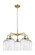 Ballston Five Light Chandelier in Brushed Brass (405|5165CRBBG5598CL)