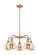 Ballston Five Light Chandelier in Antique Copper (405|5165CRACG1286)