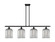 Ballston Four Light Island Pendant in Matte Black (405|5164IBKG5598SM)