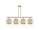 Ballston Four Light Island Pendant in Antique Brass (405|5164IABG12812)