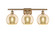 Ballston Three Light Bath Vanity in Brushed Brass (405|5163WBBG1288)