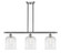 Ballston Three Light Island Pendant in Brushed Satin Nickel (405|5163ISNG5598CL)