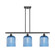 Ballston Three Light Island Pendant in Oil Rubbed Bronze (405|5163IOBG5598BL)