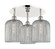 Ballston Three Light Semi-Flush Mount in Polished Nickel (405|5163CPNG5598SM)