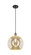 Ballston One Light Mini Pendant in Black Antique Brass (405|5161PBABG12812)