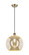 Ballston One Light Mini Pendant in Antique Brass (405|5161PABG12812)