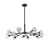 Downtown Urban LED Chandelier in Matte Black (405|46514CRBKG465CL)