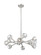 Downtown Urban LED Chandelier in Satin Nickel (405|46512CRSNG465CL)