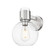 Downtown Urban One Light Wall Sconce in Satin Nickel (405|4641WSNG464B7CL)