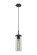 Downtown Urban One Light Pendant in Matte Black (405|4631PBKG46312SM)