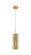 Downtown Urban One Light Pendant in Brushed Brass (405|4631PBBG46312ME)