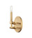 Downtown Urban One Light Wall Sconce in Brushed Brass (405|4491WBB)