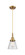 Caden One Light Mini Pendant in Brushed Brass (405|4471PBBG64)