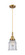 Caden One Light Mini Pendant in Brushed Brass (405|4471PBBG184)