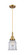 Caden One Light Mini Pendant in Brushed Brass (405|4471PBBG182)