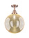 Caden One Light Semi-Flush Mount in Antique Copper (405|4471CACG20812)