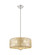 Downtown Urban Three Light Pendant in Brushed Satin Nickel (405|4363SSNG43616ME)