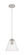 Downtown Urban One Light Pendant in Satin Nickel (405|4341PSNGBC84)