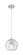 Downtown Urban One Light Pendant in Satin Nickel (405|4341PSNG1248)