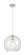 Downtown Urban One Light Pendant in Satin Nickel (405|4341PSNG12412)